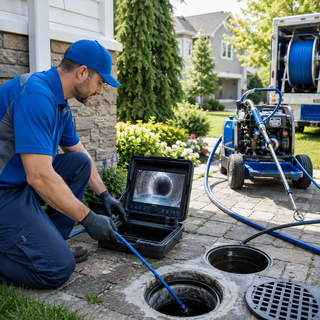 Outdoor drain cleaning professionals serving Glen Lyon, PA